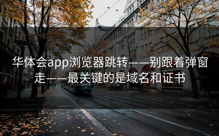 华体会app浏览器跳转——别跟着弹窗走——最关键的是域名和证书